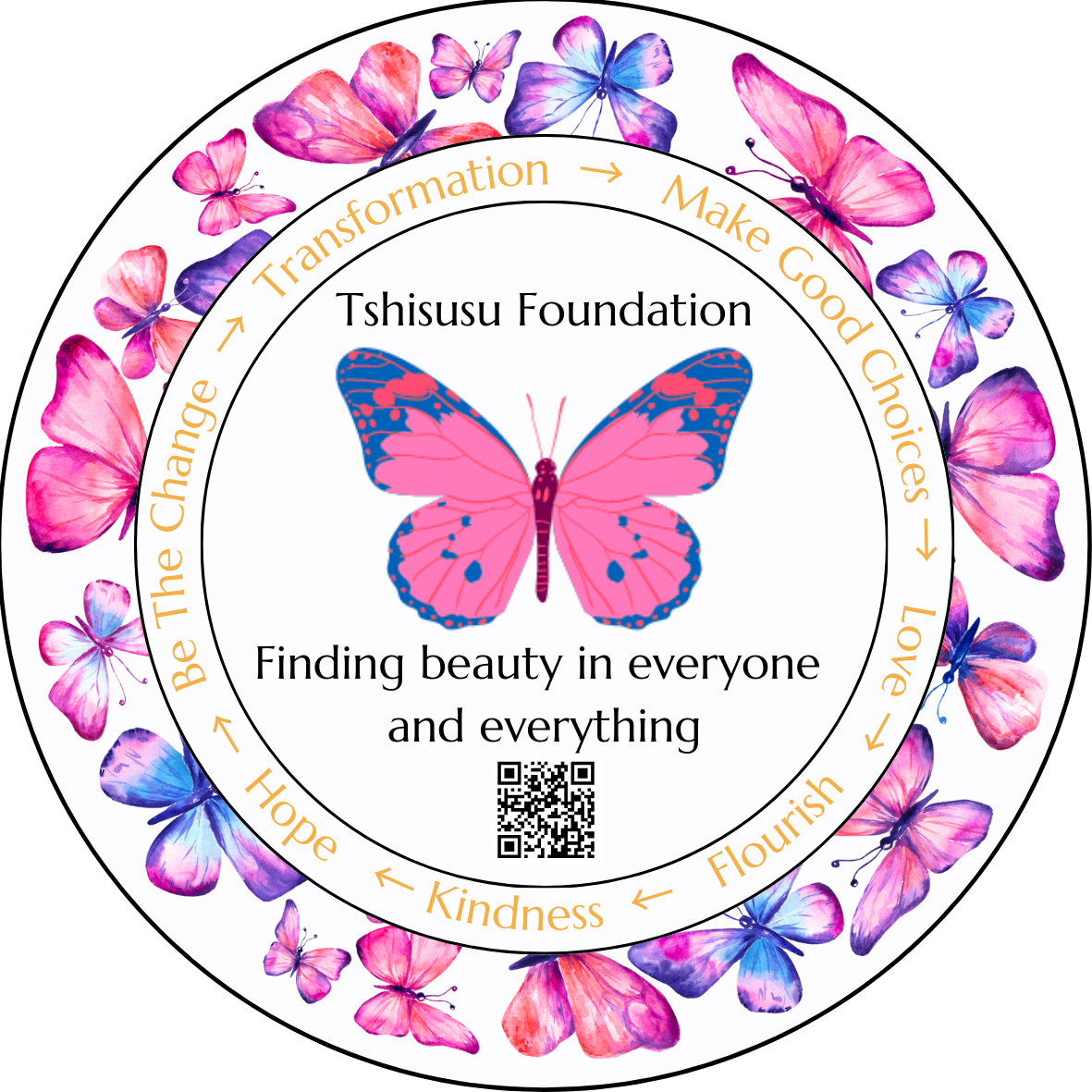 TTF Digital Butterfly Sticker