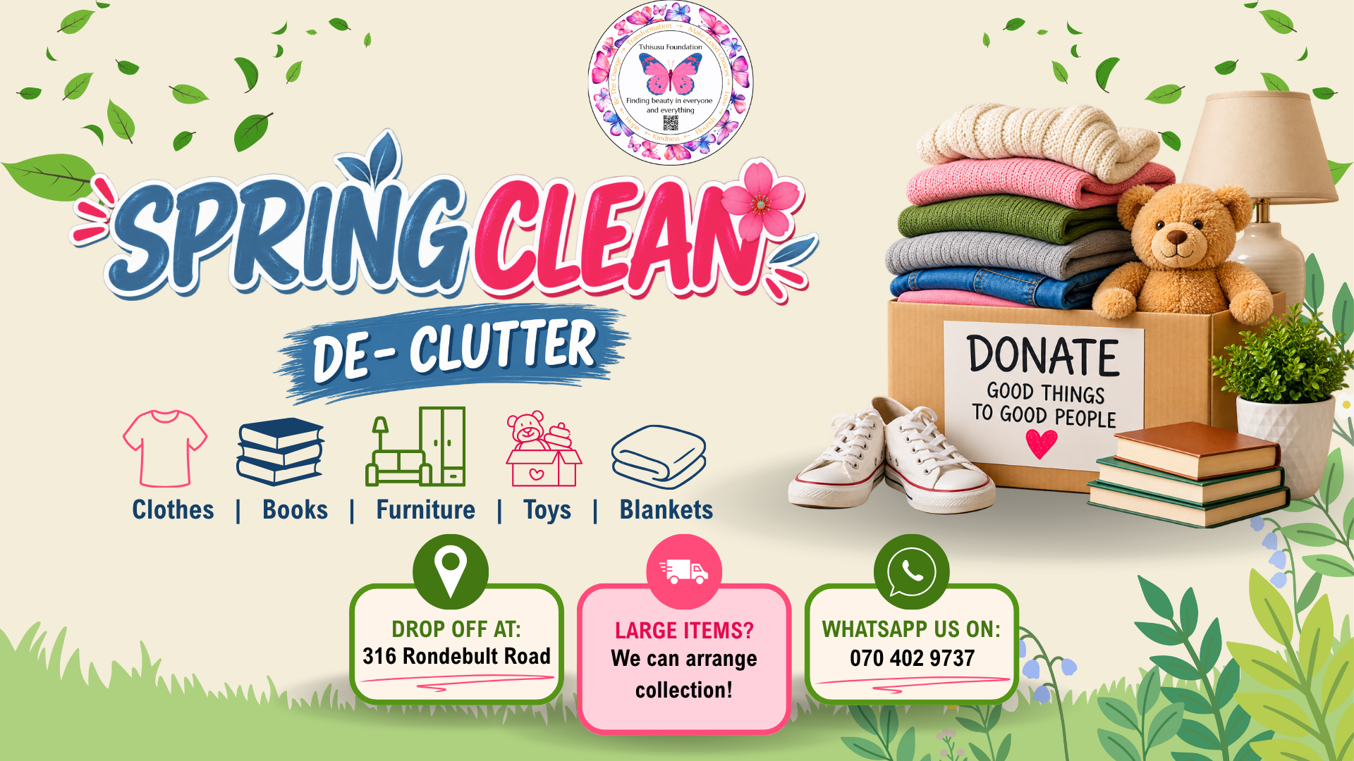 TTF Spring Clean De-Clutter Donation Campaign